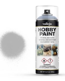 Vallejo Hobby Paint Spray Primer Premium Grey (400ml)