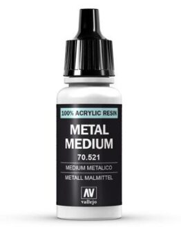 Vallejo Model Color: 191 Metallisches Malmittel (Metal Medium), 17 ml (521)