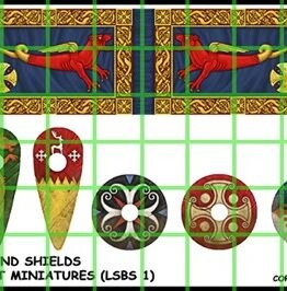 Saxon Banner and Shields SAGA04