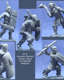 CC-67012 Iroquoian Warriors with Open Hands for Separate Weapons